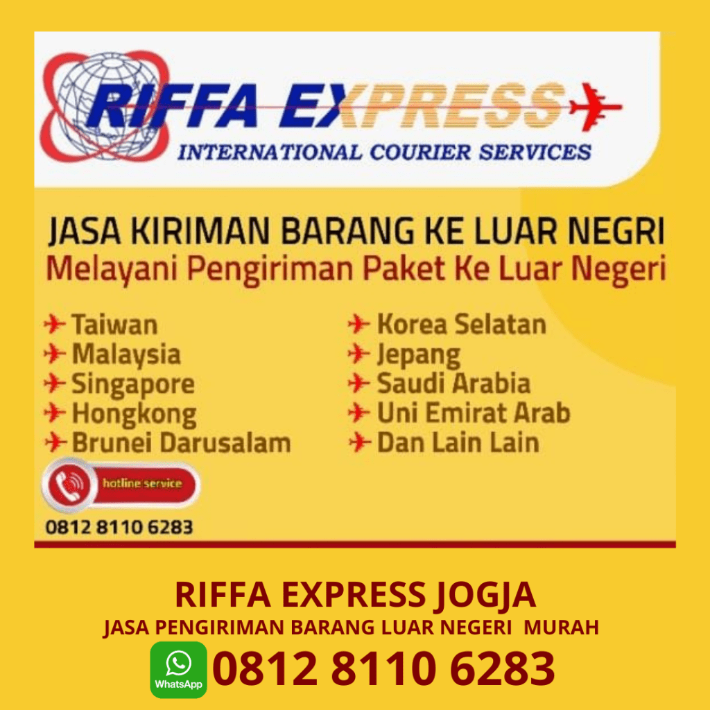 riffa express jogja  Jasa kirim barang ke luar negeri ,singapore taiwan malaysia hongkong